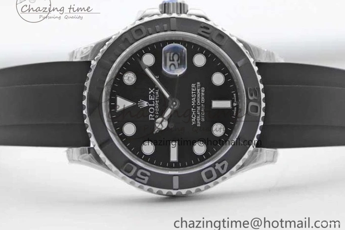 42mm Ceramic VR3235 Black on Strap Bezel 226659 1:1 TWA Oysterflex Best 3D Edition Yacht-Master 0226